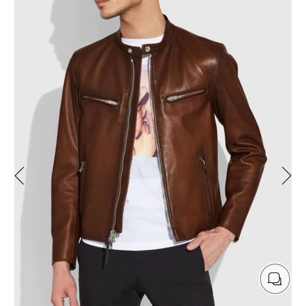 Coach Leather Racer Jacket